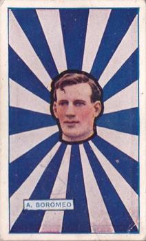 1921 J.J.Schuh Magpie Cigarettes Australian Footballers - Victorian League #31 Albert Boromeo Front